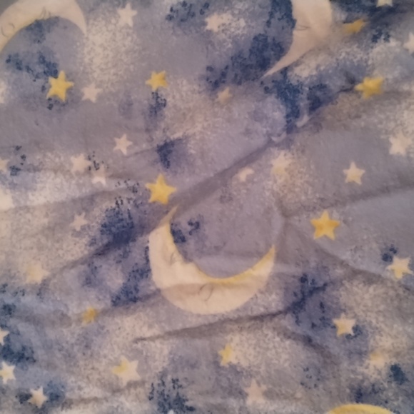 Lang of Salz Lung Women 1X Sleeping Moon And Stars Celestial Flannel Nightgown - Picture 11 of 12